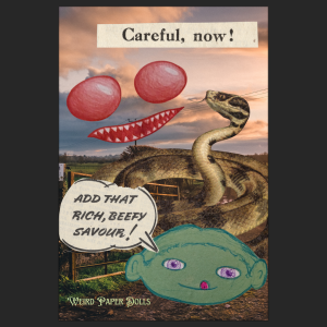 'Careful, Now!' Postcard